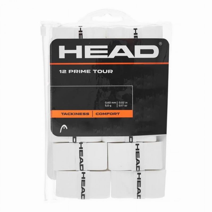 Blister Overgrips Head Prime Tour Blanc 12 unites