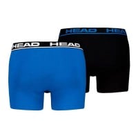 Boxers Head Basic Azul Indigo Negro 2 Unidades