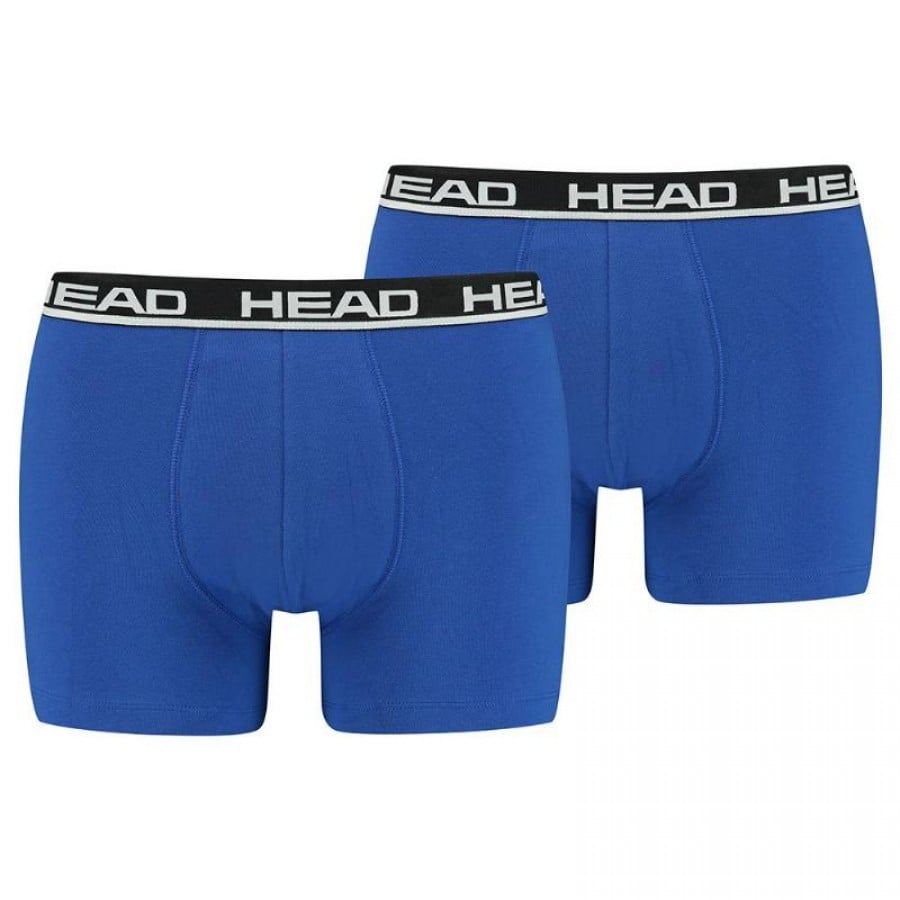 Boxers Head Basic Azul Negro 2 Unidades