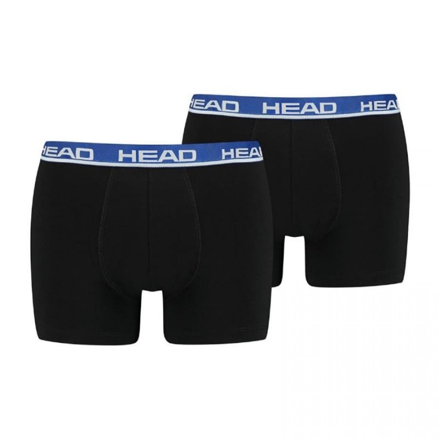 Boxers Head Basic Negro Azul 2 Unidades