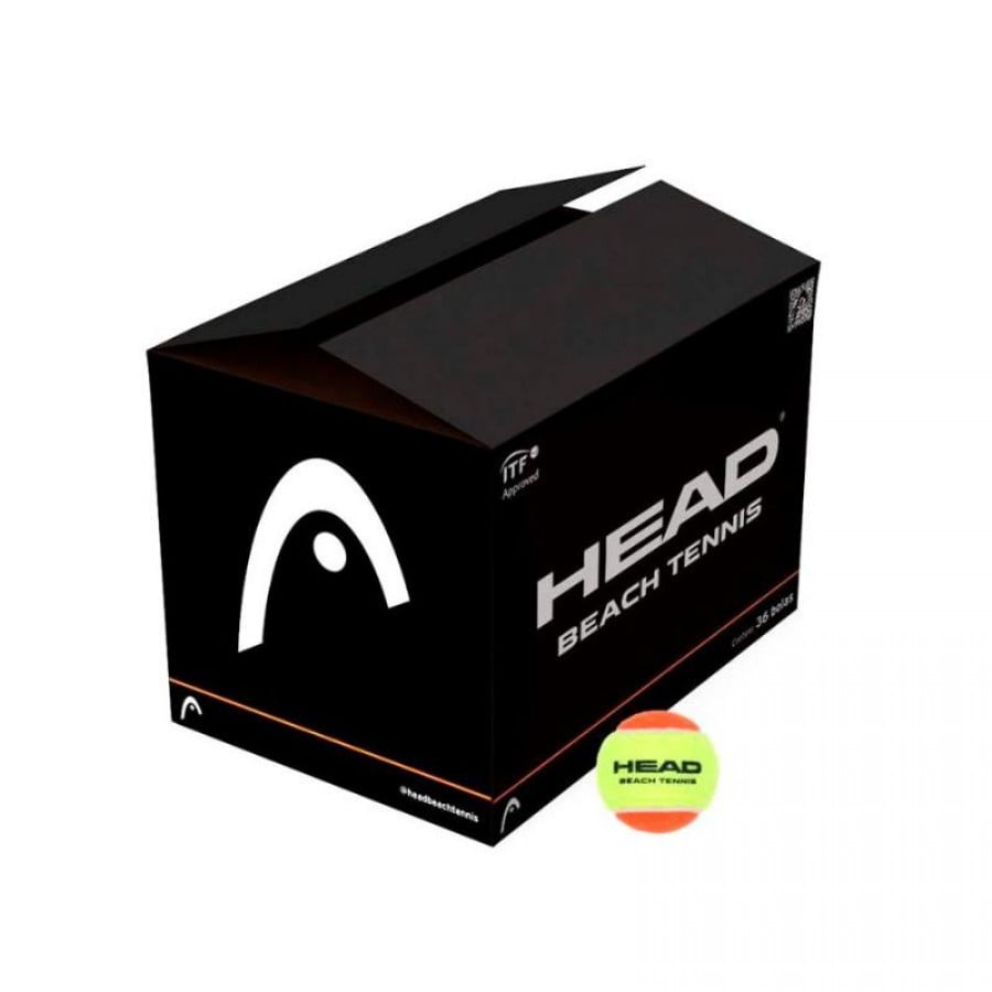 Cajon Head Beach Tennis Balls 36 Units