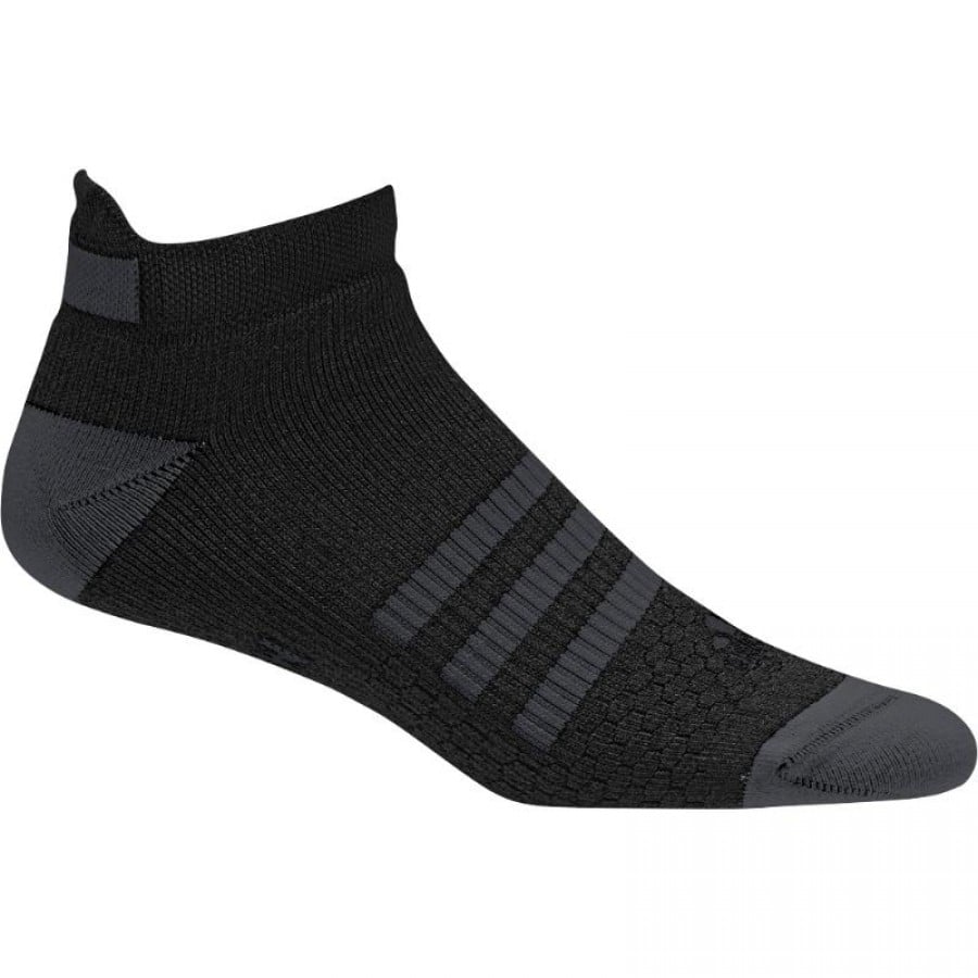 Calcetines Adidas Tennis Liner Negro Gris 1 Par