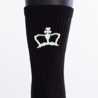 Black Crown Premium High Black Socks 1 Pair