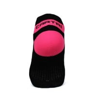 Cartri Slash Crew White Fuchsia Socks 1 Pair