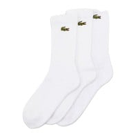 Chaussettes Lacoste Sport High Cut Blanc 3 Paires