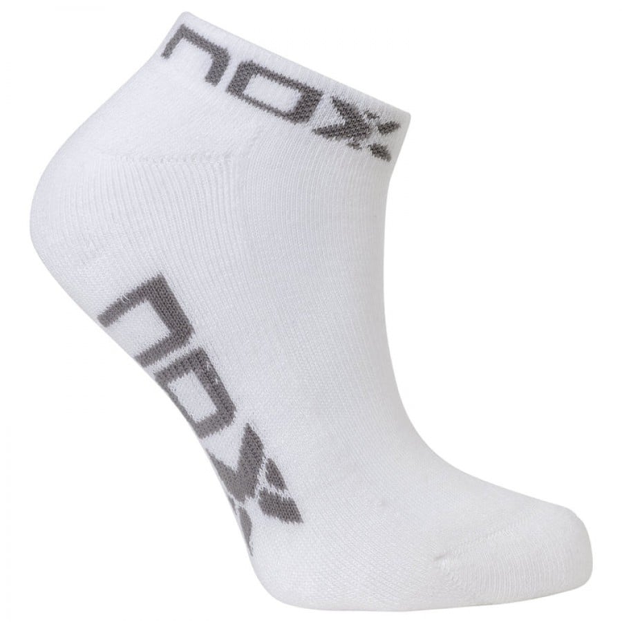 Chaussettes Nox Cheville Blanc Gris 1 Paire