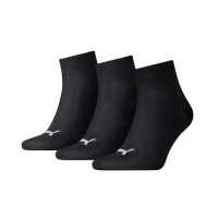 Calcetines Puma Quarter Negro 3 pares