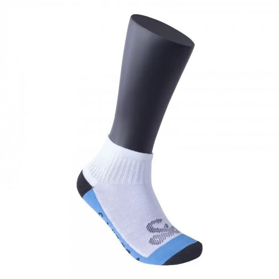 Calcetines Vibora Cana Baja Multicolor Blanco Azul 1 Par