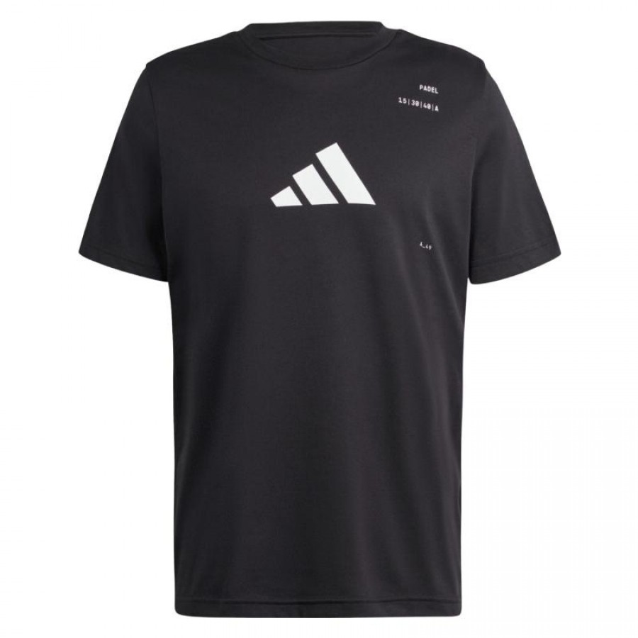 Adidas Padel Category Graphic Black T-Shirt