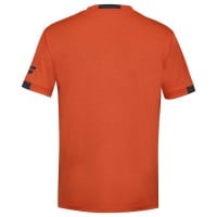 Camiseta Babolat Play Crew Rojo Negro