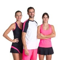 Camiseta Bb Basica Rosa Fluor