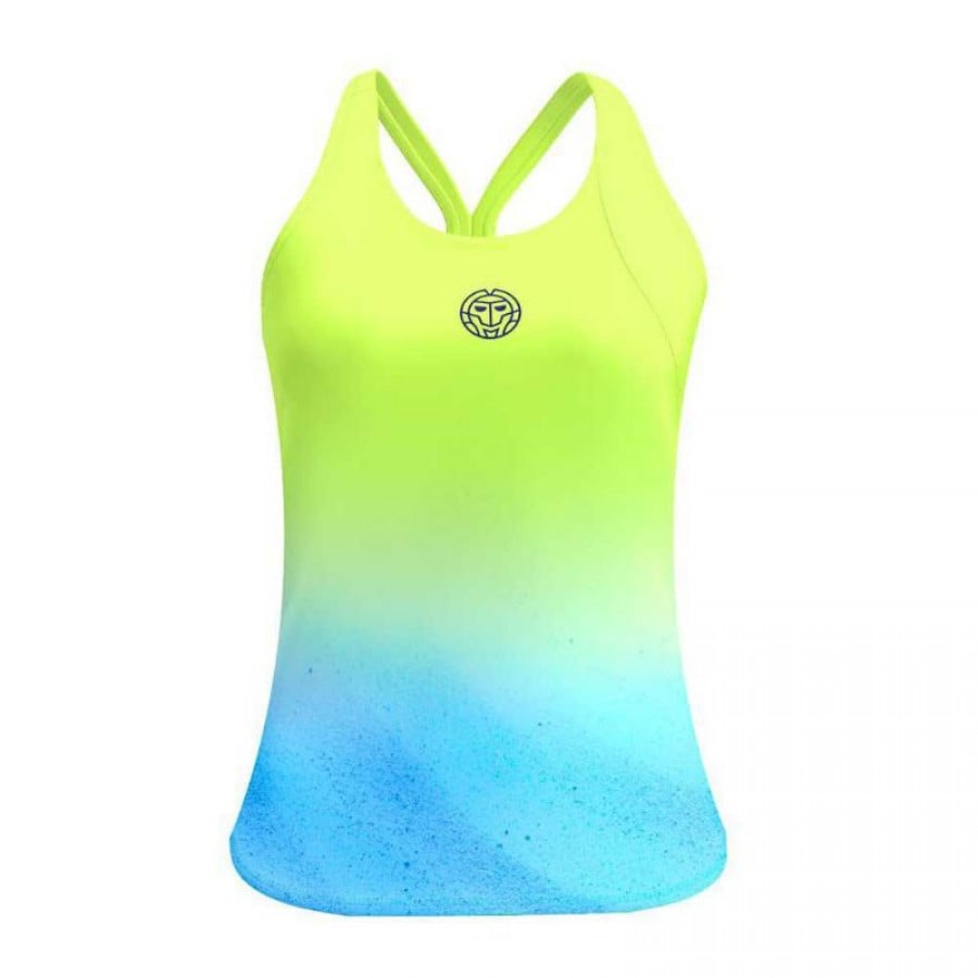 Camiseta Bidi Badu Beach Spirit Amarillo Neon Aqua Mujer