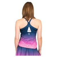 Camiseta Bidi Badu Colortwist Rosa Azul Oscuro