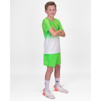 Camiseta Bidi Badu Crew Gradiant Green Neon Blanco Junior