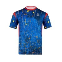 Camiseta Bidi Badu Padel Themba Rojo Azul