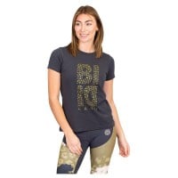 Camiseta Bidi Badu Pure Wild Chill Gris Oscuro Mujer