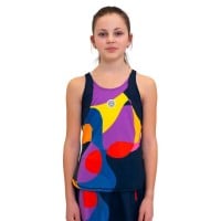 Camiseta Bidi Badu Twiggy Tank Azul Oscuro Mix Junior