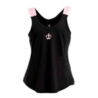 Camiseta Black Crown Oslo Negro Rosa