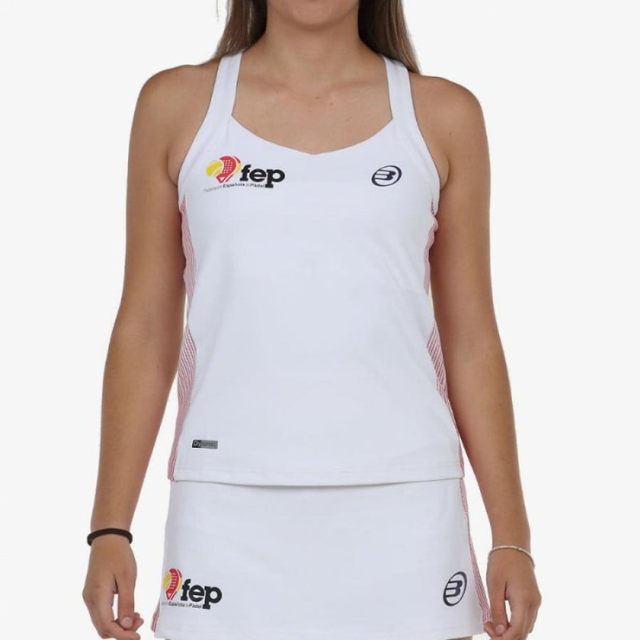 Camiseta Bullpadel FEP Exima Blanco