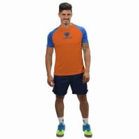 Camiseta Cartri Match Naranja Azul