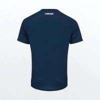 Camiseta Head Performance Azul Oscuro