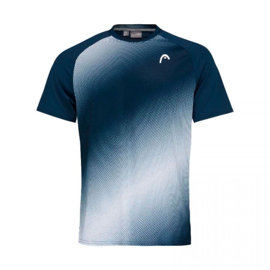 Camiseta Head Performance Azul Oscuro Print