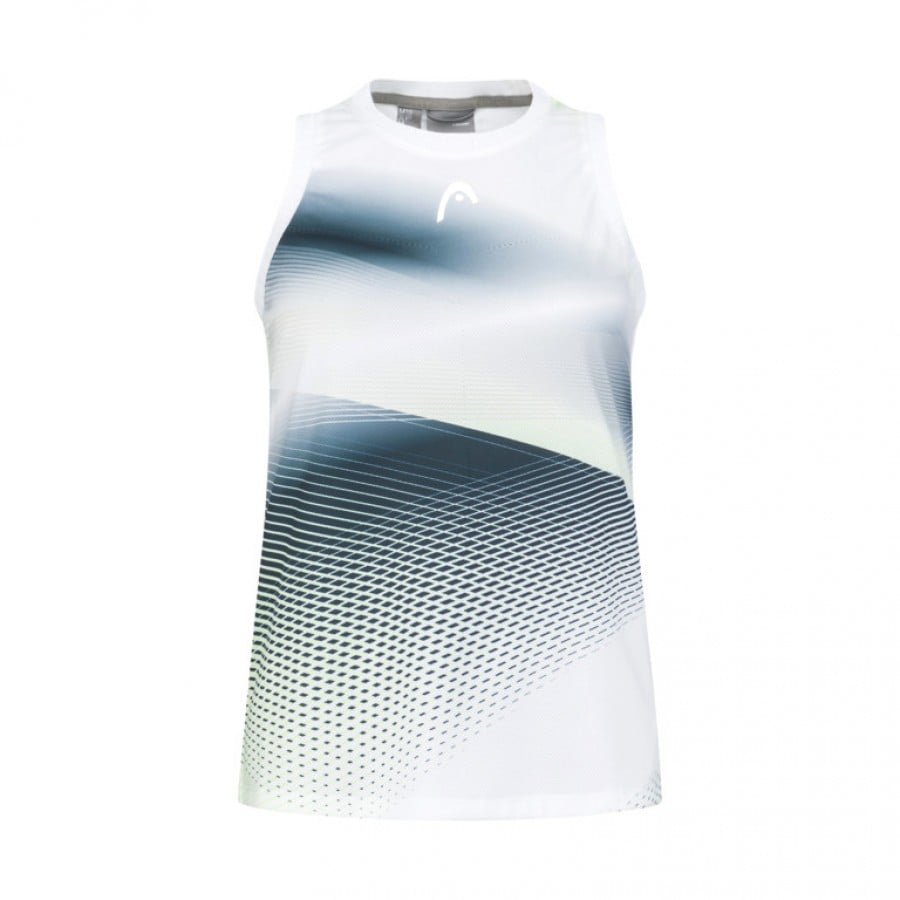 Camiseta Head Performance Blanco Print Mujer