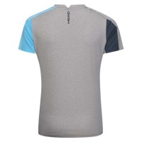 Camiseta Head Tech Gris Marino Mujer