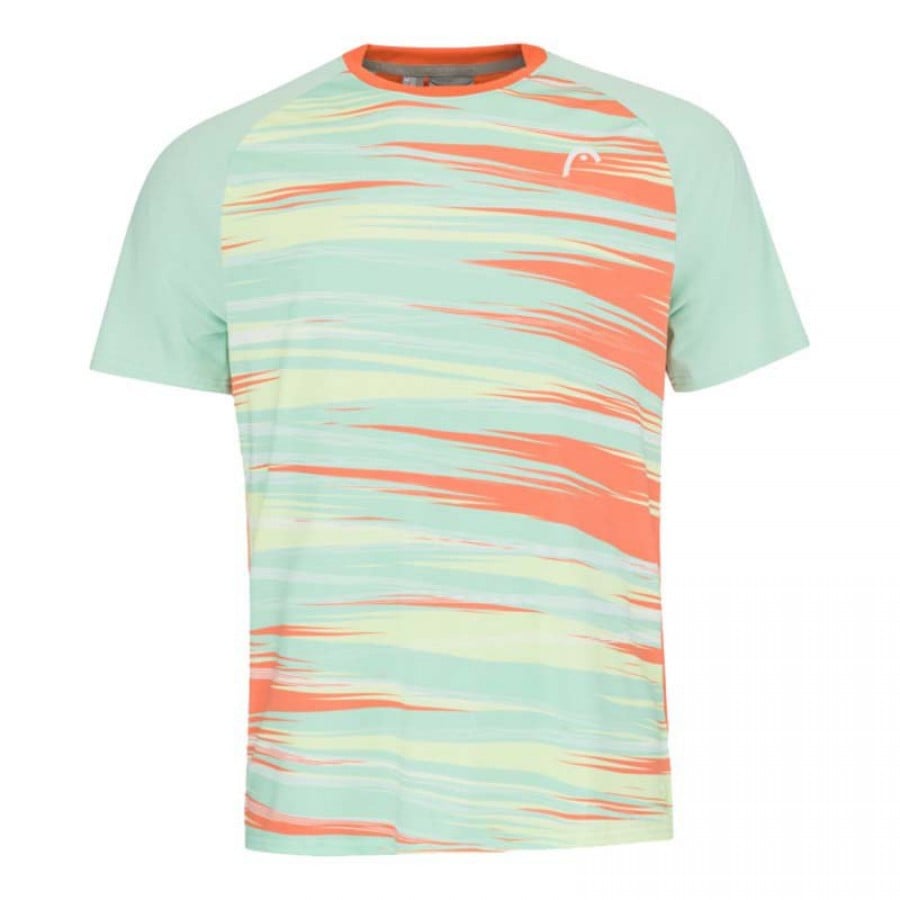 Camiseta Head Topspin Verde Pastel Print