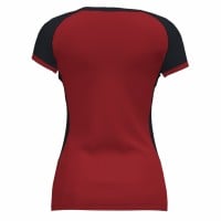 Camiseta Joma Supernova II Rojo Negro Mujer