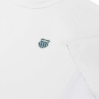 Camiseta Kswiss Hypercourt Print Crew 4 Blanco