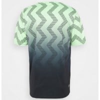 Camiseta Kswiss Hypercourt Print Crew Verde Neon Suave