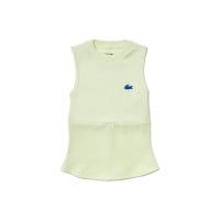 Camiseta Lacoste Sport Amarillo Mujer