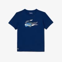 Camiseta Lacoste Sport Punto Azul Marino