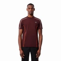 Camiseta Lacoste Ultra Dry Pique Burdeos