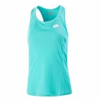 Camiseta Lotto Squadra Azul Resplandor Mujer