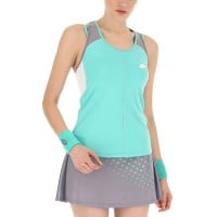 Camiseta Lotto Top IV Verde Turquesa Gris Mujer