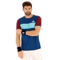 Camiseta Lotto Top Ten II Azul Vino