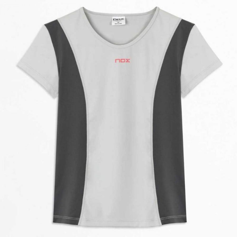 Camiseta Nox Pro Regular Gris Claro Mujer