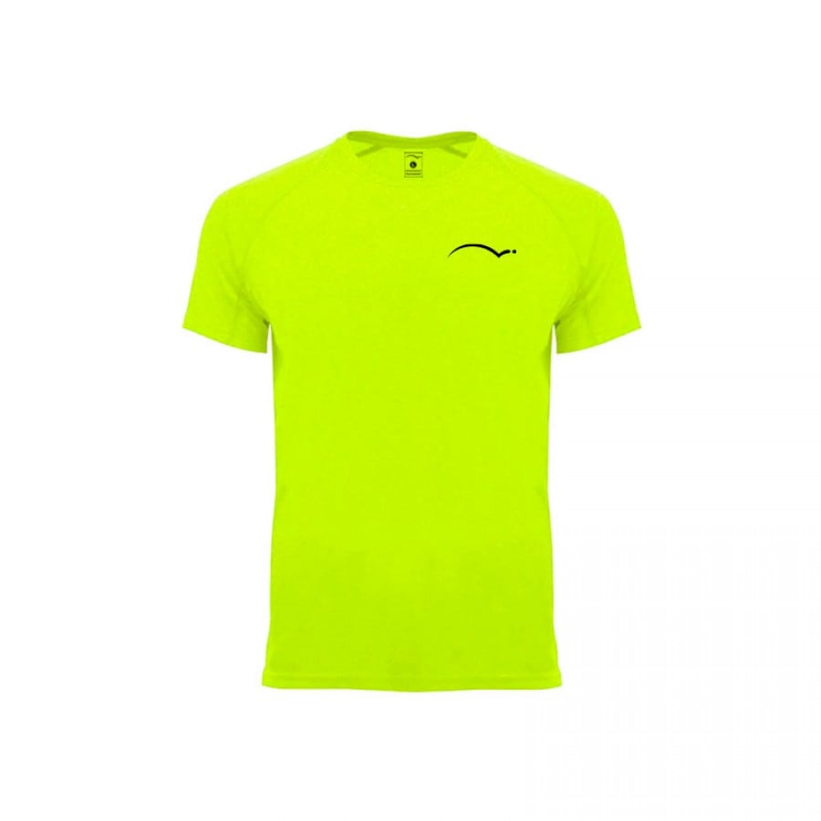 Camiseta Padelpoint Tournament Amarillo Fluor