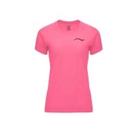 Camiseta PadelPoint Tournament Rosa Fluor Mujer