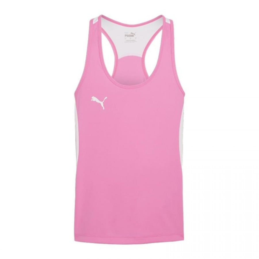 Camiseta Puma Rosa Blanco Mujer