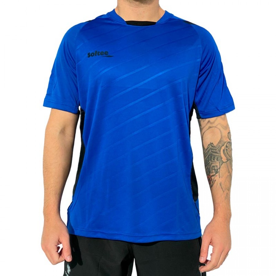 Camiseta Softee Play Azul Negro