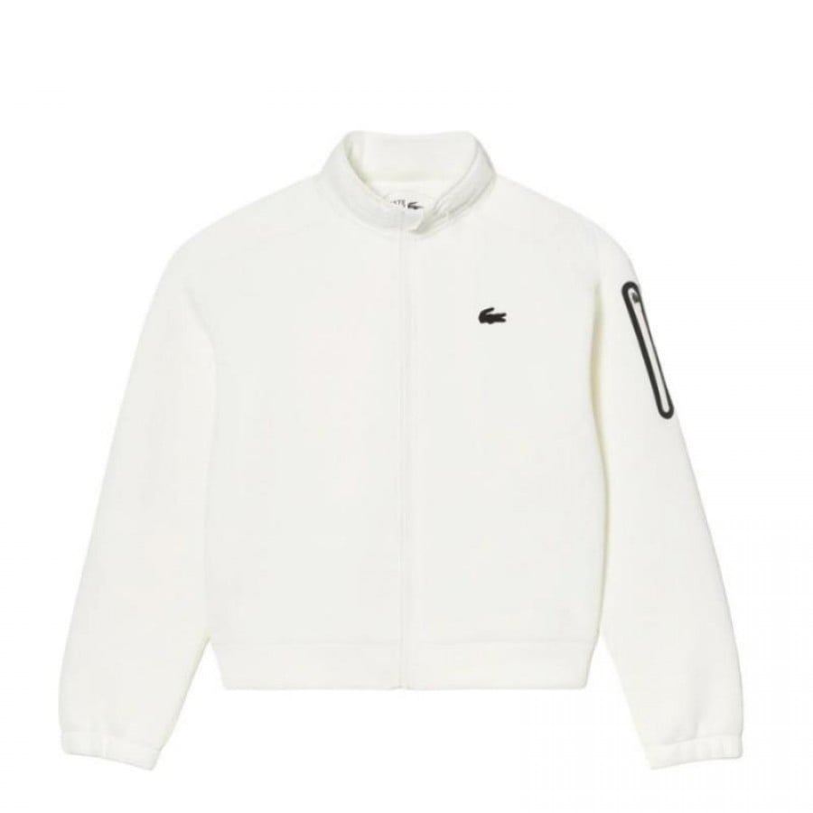 Veste Lacoste Sport Loose Fit Blanc Femme