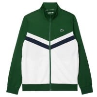 Chaqueta Lacoste Tenis Verde Blanco