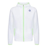 Cortavientos Bidi Badu Mace Blanco Verde Neon