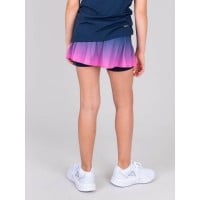 Falda Bidi Badu Colortwist Printed Wavy Rosa Azul Oscuro Junior