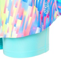 Falda Bidi Badu Melbourne Imprime Wavy Aqua Mix