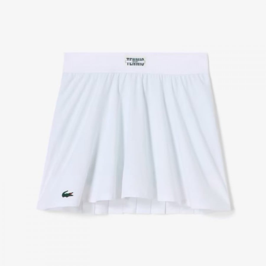 Falda Lacoste Sport Blanco Verde