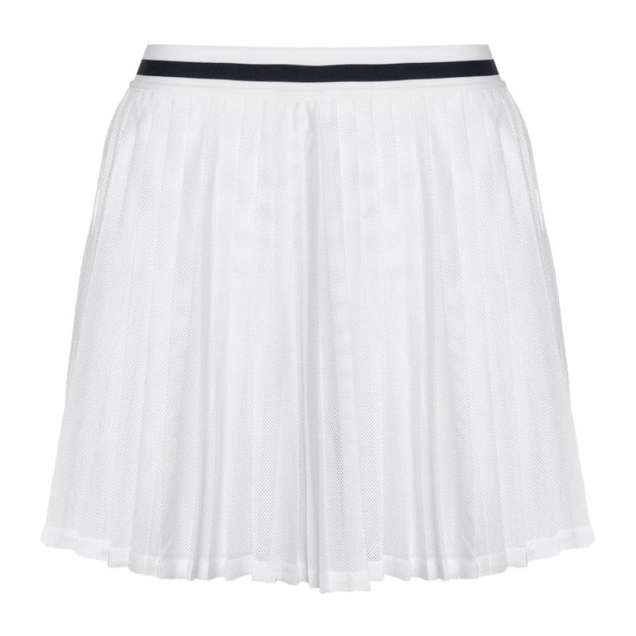 Falda Wilson Team Pleated Blanco